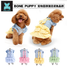 BONEPUPPY Designer de roupas para animais de estimação Cute Dog Cat Puppy Dress